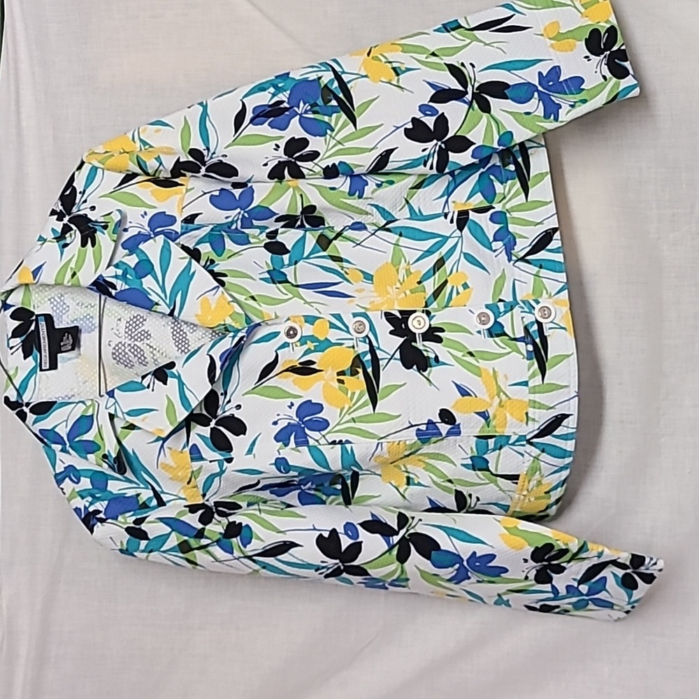 Requirements Floral Lightweight Jacket Sz 16